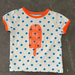 Mini Boden Polka Dot T-shirt 3-4T